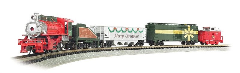 Bachmann Merry Christmas Express Train Set. N Scale Carousel 2