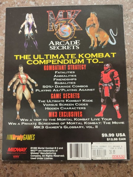 Official Mortal Kombat 3 Arcade Secrets Carousel 2