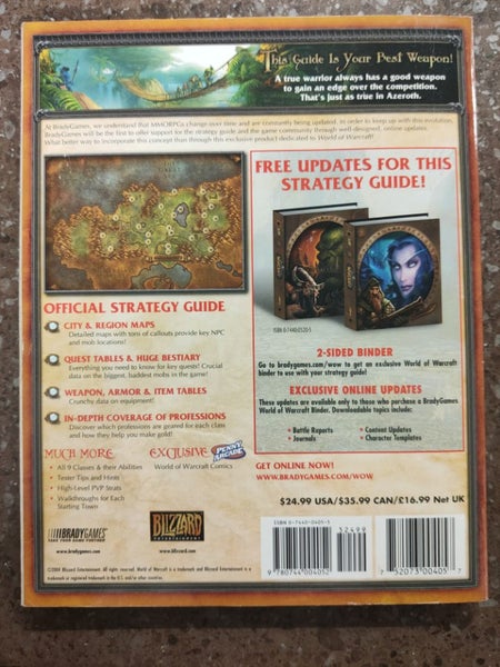World of Warcraft Official Strategy Guide 2004 Carousel 2