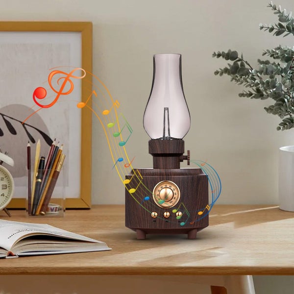 Kerosene Lamp Bluetooth Audio Vintage FM Wireless Radio Plug-in Outdoor Nig Carousel 2