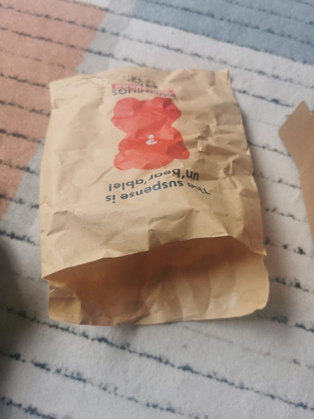 Collectible bunnings mini bear, opened Carousel 4