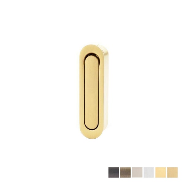 Alexander and Wilks Radius Sliding Door Edge Pull - Available in Various Fini... Carousel 2