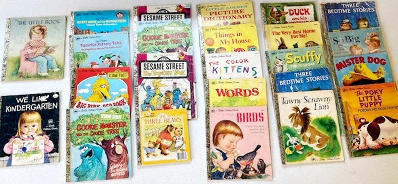 Little Golden Book x24. Soft cover. Mixed condition Carousel 1