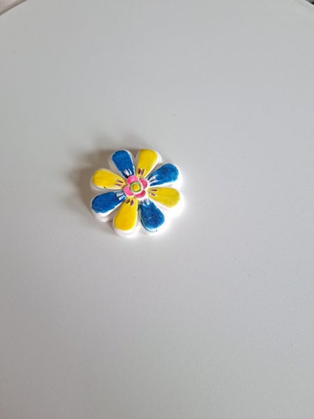 Painted clay peice Carousel 1