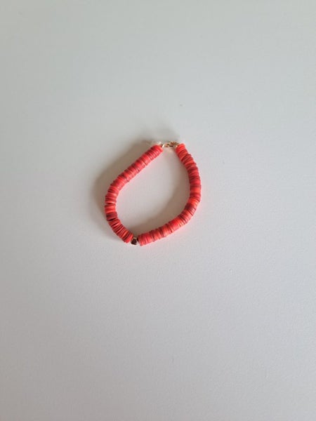 Clay bead bracelet. Carousel 1