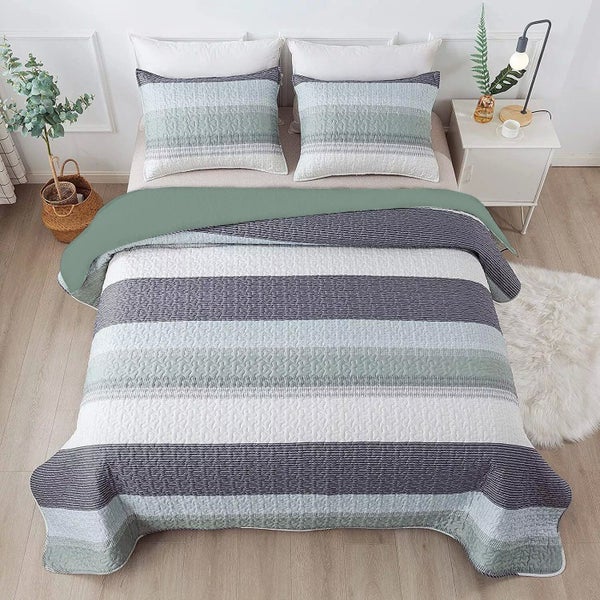 Styleforhome Ethereal Quilted Bedspread And Pillowcases Set: Dreamy Addition To Carousel 1