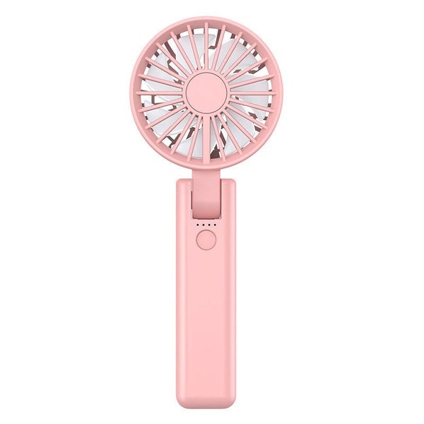 Elosung Pink Dual Blade Portable Neck Fan Rechargeable Usb With Carabiner Carousel 5