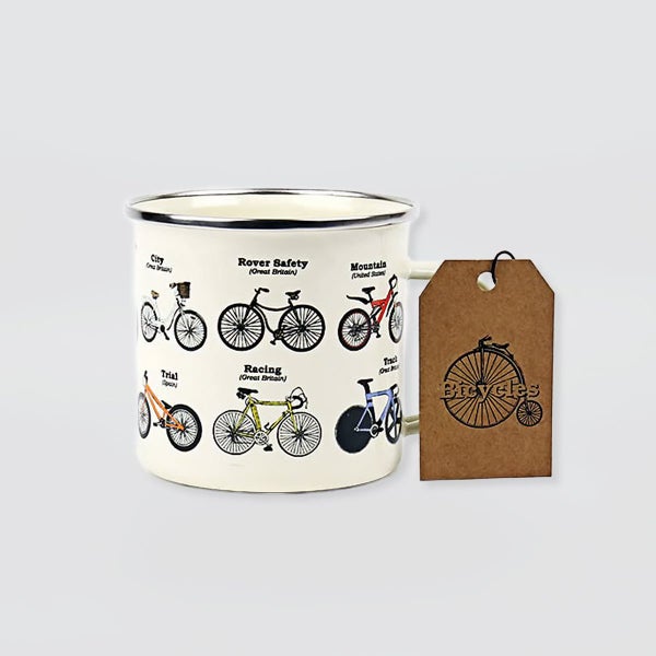 Enamel Mug - 'Bikes' Carousel 2