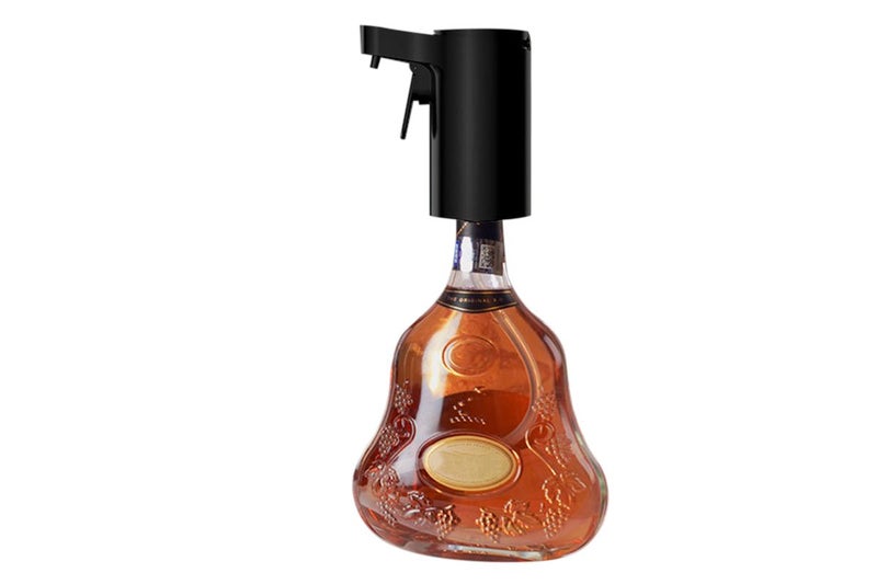 Smart Digital Wine Spirit Bottle Dispenser with Touch Screen-Black Carousel 1