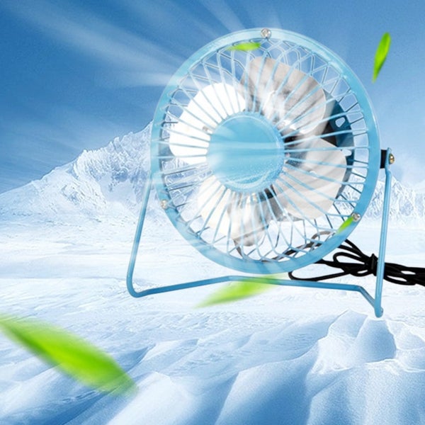 6"/8" Mini High-Velocity Personal Desk Fan, 4 Blades, Adjustable 360?a Head Carousel 7