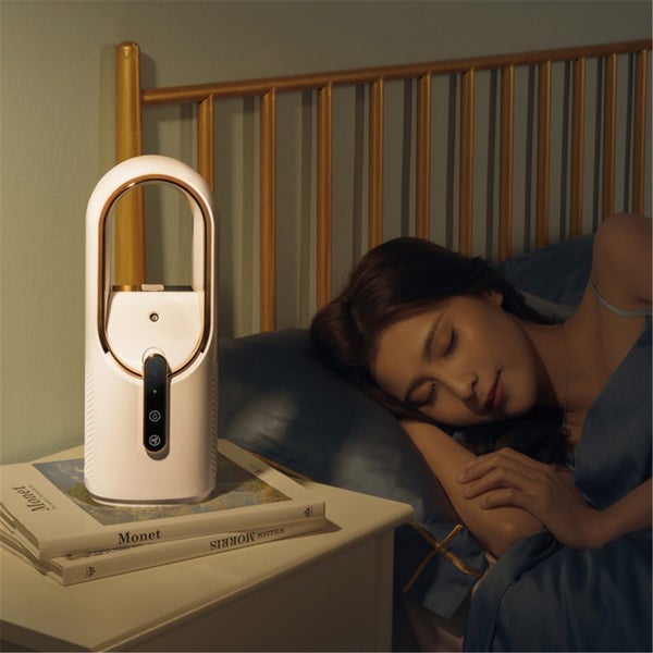 USB Leafless Fan Household Dormitory Office Desktop Humidification Fan USB Carousel 6