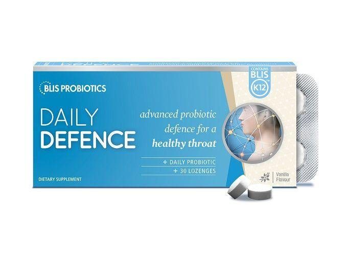 Blis Daily Defence Probiotic 30 Lozenges Vanilla for Advanced Gut Health Carousel 1