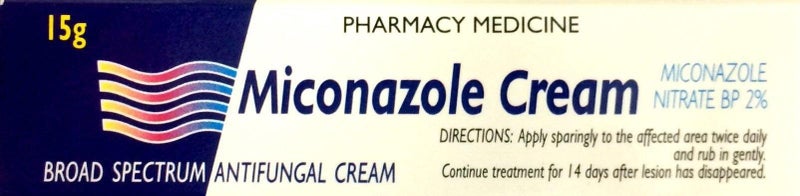 Miconazole Cream 2% - Miconazole Nitrate BP 15g for Fungal Infections Carousel 1