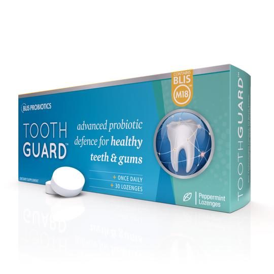 Blis ToothGuard with Blis M18 Lozenges 30 Peppermint Carousel 1