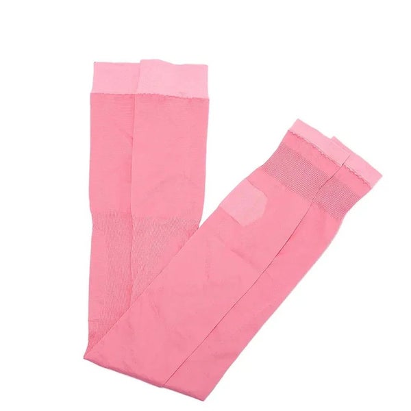 A Pair Of 420D Slim Compression Socks Walk Long Leg Warmer Knee Support For W... Carousel 2