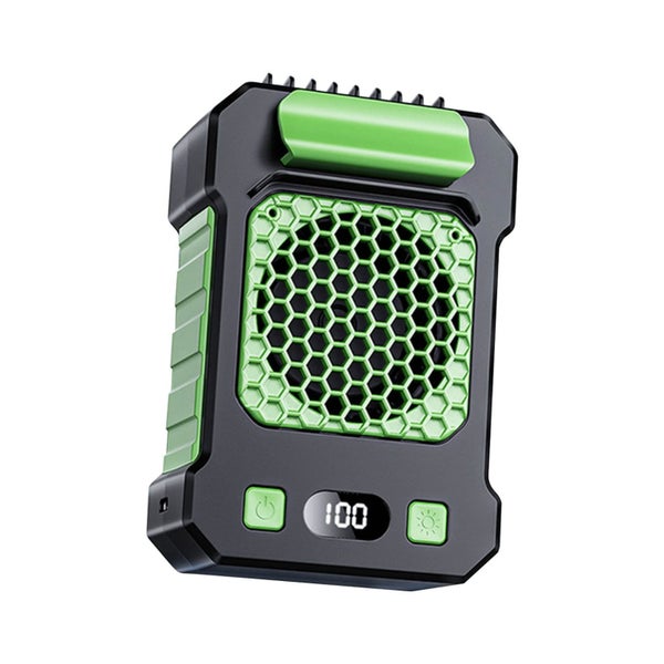 Outdoor Waist Mounted Fan With High Wind Power Long Neck Mounted Fan Portab Carousel 2