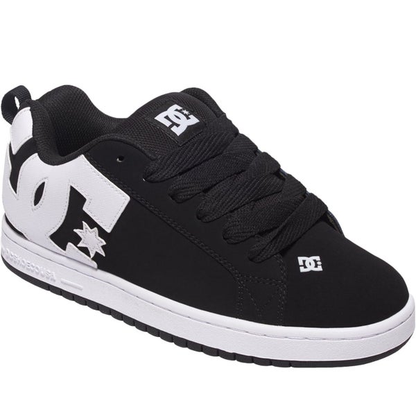 DC Shoes Mens Court Graffik Leather Trainers Carousel 1
