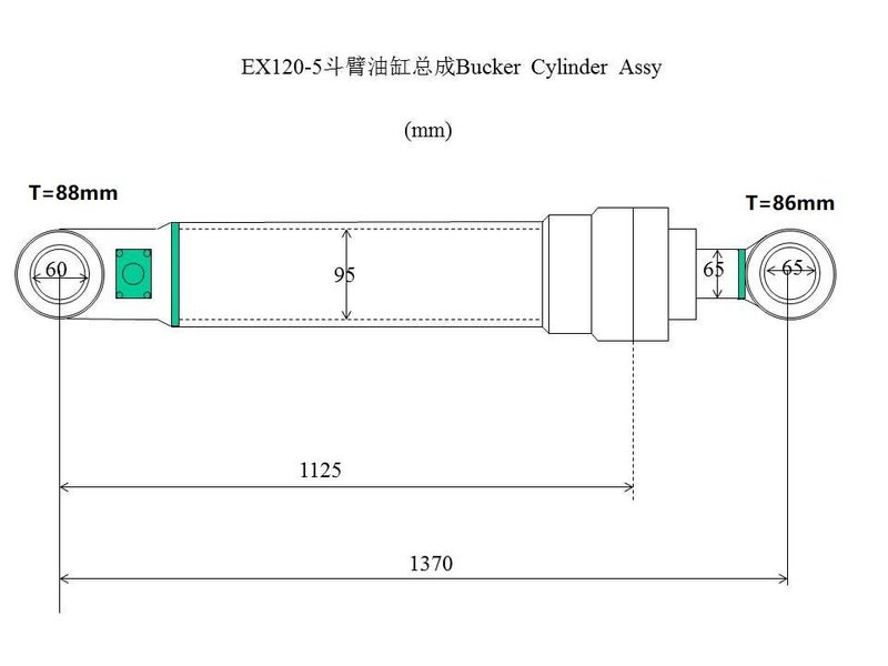Boom /ARM /Bucket Cylinder for Hitachi EX120-5 /200-5 / ZAX120-3 /200 /240-3 Carousel 2