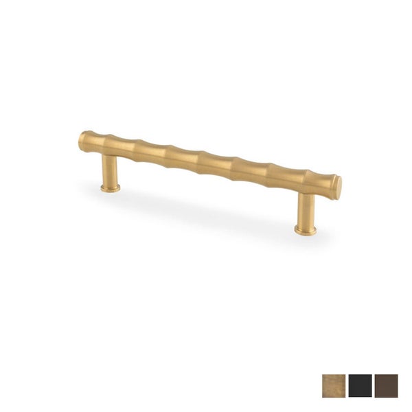 Alexander and Wilks Crispin Bamboo T-Bar Cupboard Pull Handle Available in Va... Carousel 2