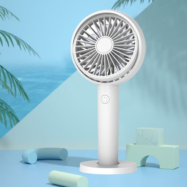 Mini Portable Fan, Silent Powerful Handheld Fan, Cute Design 3 Speed Person Carousel 1