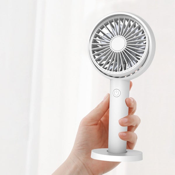 Mini Portable Fan, Silent Powerful Handheld Fan, Cute Design 3 Speed Person Carousel 8