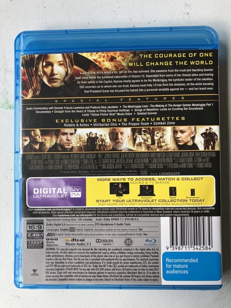 Hunger Games - Mockingjay Part 1 Blu Ray (Special Edition) (Bonus) Carousel 3