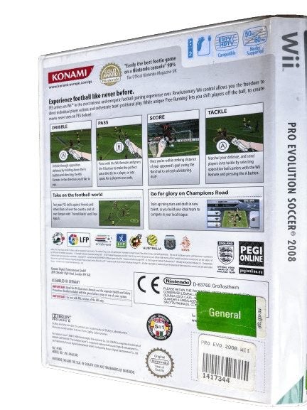 Pro Evolution Soccer 2008 (Wii Edition - Move Simulation) Carousel 2