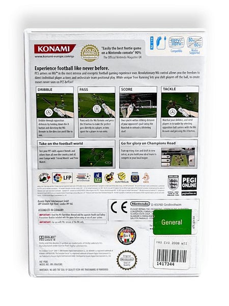 Pro Evolution Soccer 2008 (Wii Edition - Move Simulation) Carousel 6