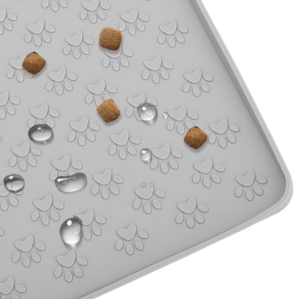 18.5 x 11.8'' Pet Food Mat, Waterproof Dog Bowl Mat to Prevent Food and Wat Carousel 2