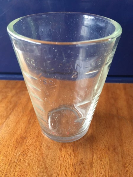 Antique Glass Medicine Measuring Cup Carousel 2