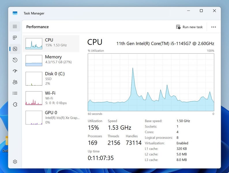 Dell Latitude 5320 | i5 11th Gen | 16GB RAM | 256GB SSD | Touchscreen Carousel 10