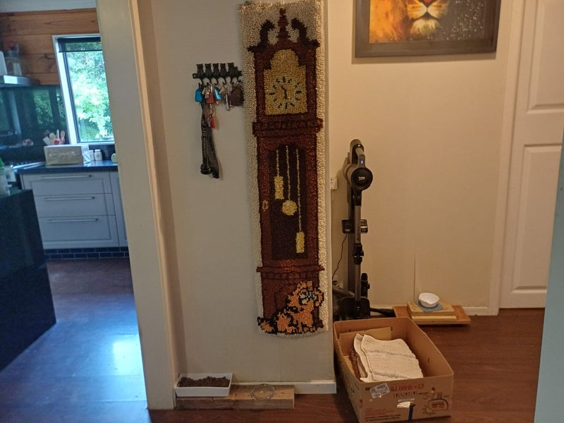 1980s Garfield latch hook rug Carousel 1