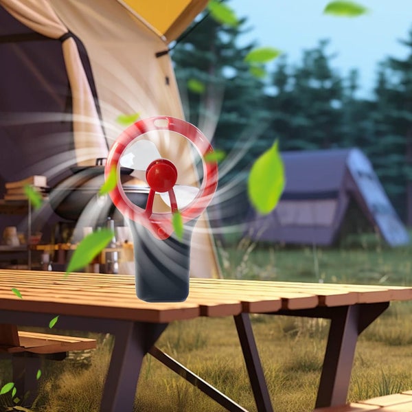 Mini Portable Fan Silent Powerful Handheld Fan Cute 3 Speed Small Desk Fan Carousel 8