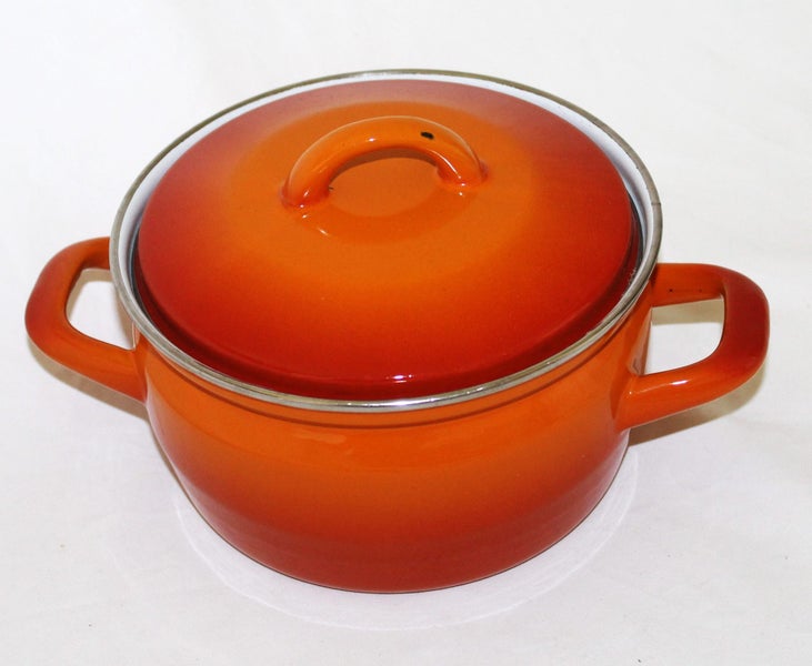 <<< VINTAGE ENAMEL DISH >>> Carousel 1