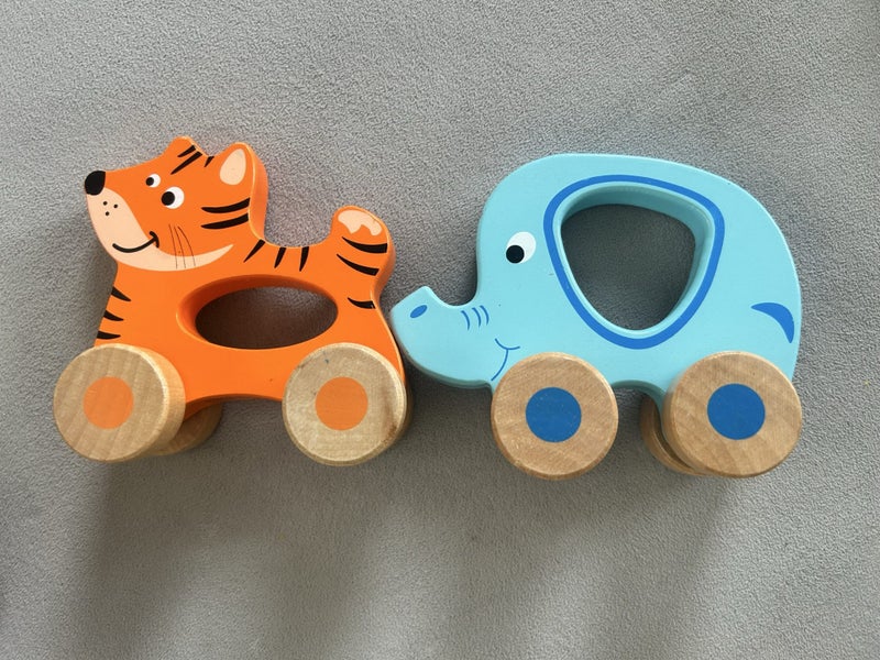 Baby hand push-pull toys Carousel 5