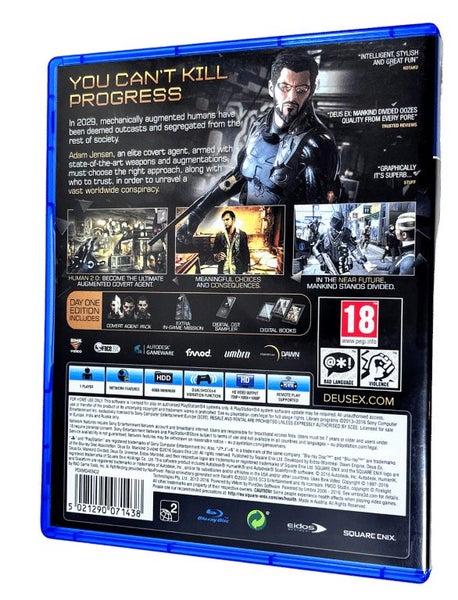 DEUS EX: Mankind Divided DAY ONE EDITION (PS4) *MINT COLLECTOR'S* Carousel 2