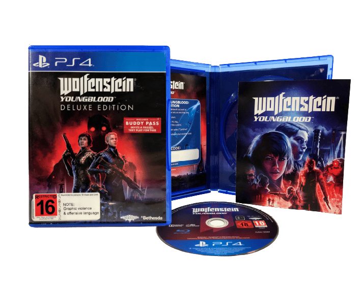 Wolfenstein Youngblood Deluxe Edition (PS4) *MINT COMPLETE* Carousel 1