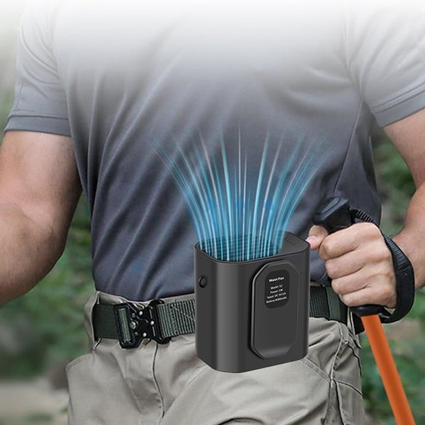 10000 mAh Portable Waist Clip Fan Multifunctional Waist Fan Camping Neck Fa Carousel 9