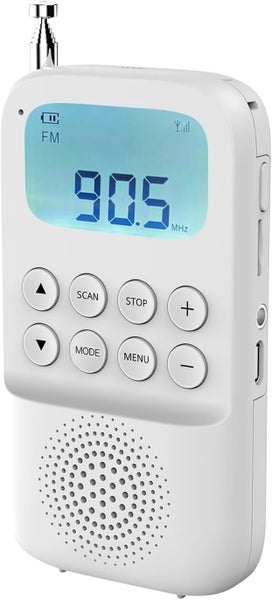 Digital AM FM Walkmen Radio with Bluetooth, Portable Rechargeable Transisto Carousel 1