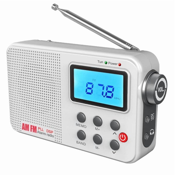 Portable Radio AM FM SW Full-Band Radio With LCD Display,Built-in Speaker, Carousel 1