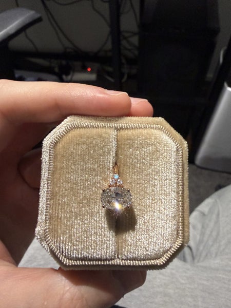 Engagement Ring - 14K Rose Gold Carousel 1