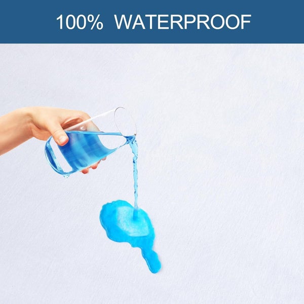 King Size Premium Waterproof Mattress Protector,Non Noisy Cooling Breathabl Carousel 2