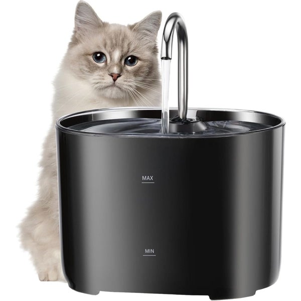 71oz/2.1L Cat Water Fountain with Copper Faucet - Automatic Pet Water Dispe Carousel 1