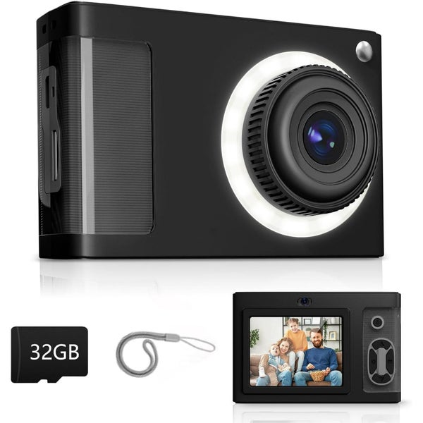 Digital Camera Kids Camera FHD 1080P 50MP Vintage Camera with 8X Zoom Anti Carousel 1