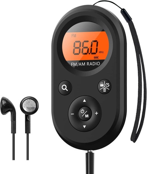 AM FM Portable Radio,Personal Pocket Radio Rechargeable with Best Reception Carousel 1