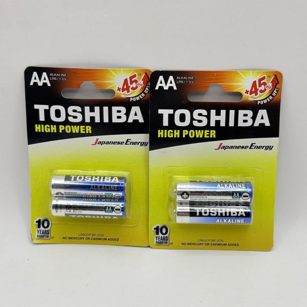 Toshiba High Power AA Batteries 4 Pack Carousel 1