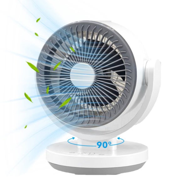 Desk Fan With 3 Speeds & Timer, 10?Z?Z Quiet Air Circulator Fans, Touch Opera Carousel 1
