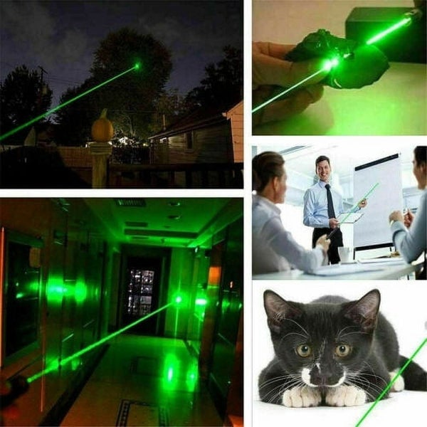 1000Miles 532Nm Green Laser Pointer Pen Visible Beam Light Zoom Focus Lazer Carousel 2
