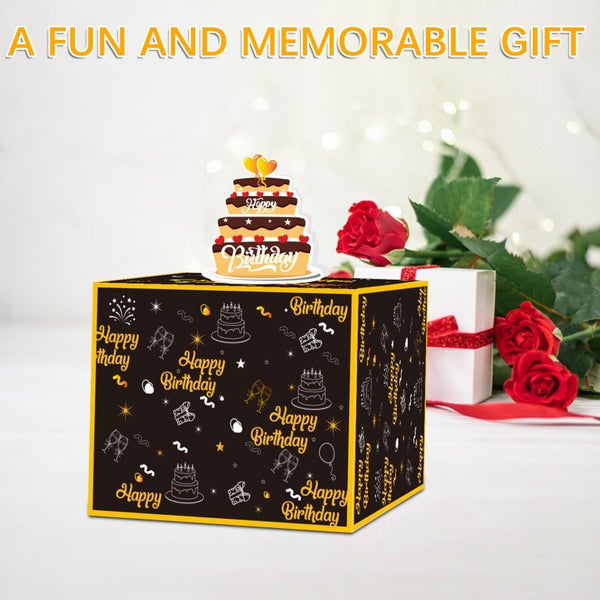 Money Gift Box ! Happy Birthday Money Box, Cash Pull Out Gift Box, DIY Mone Carousel 6