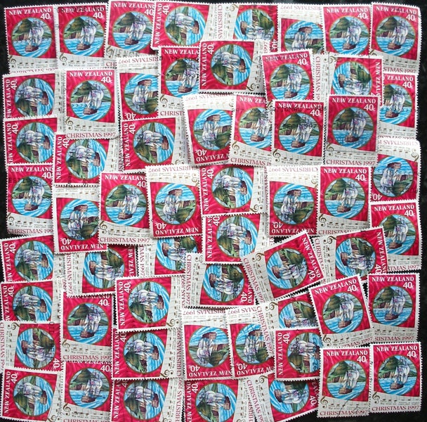 Bulk NZ stamps - $1 reserve - 1997 christmas Carousel 1